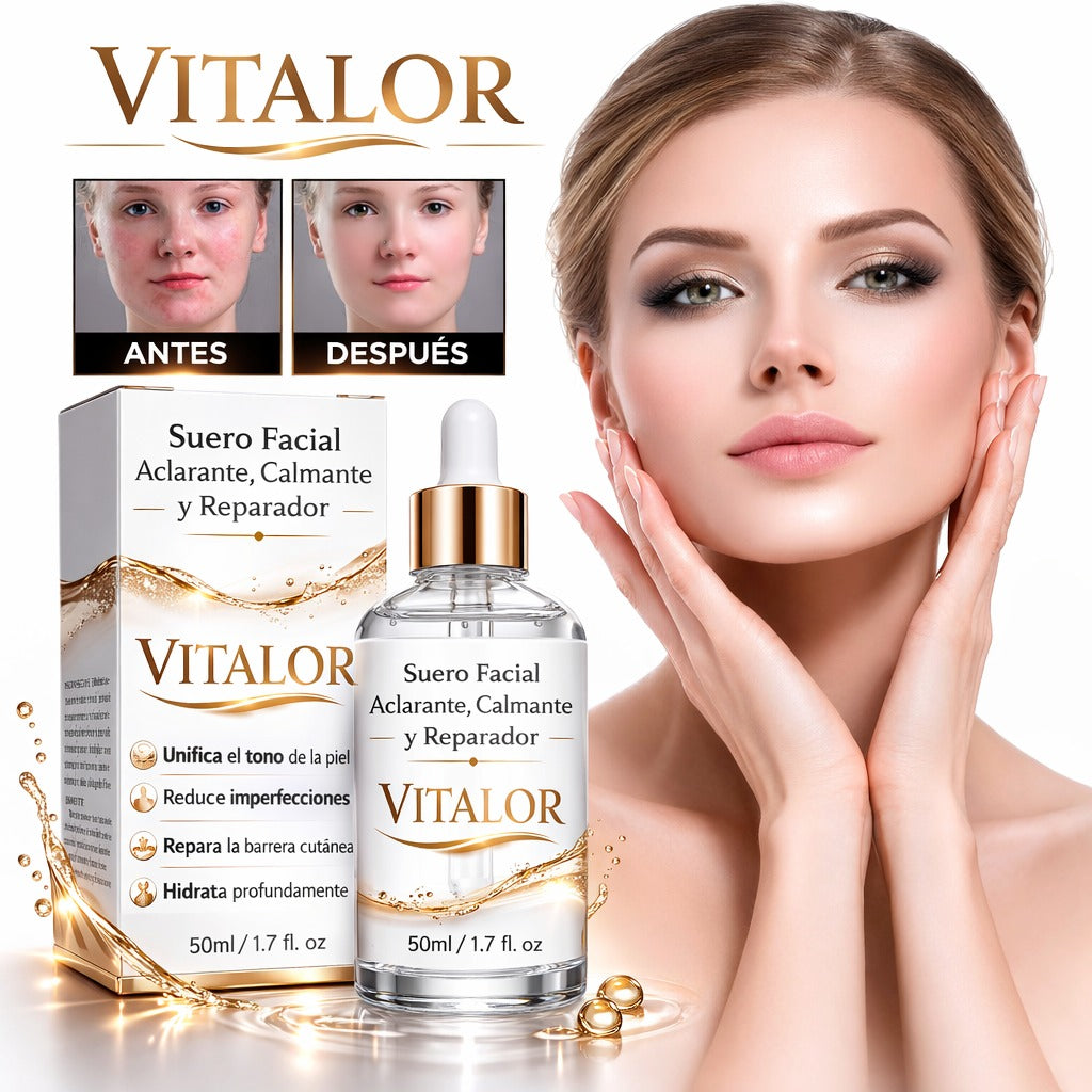 Serum facial con nicotinamida para cuidado de la piel